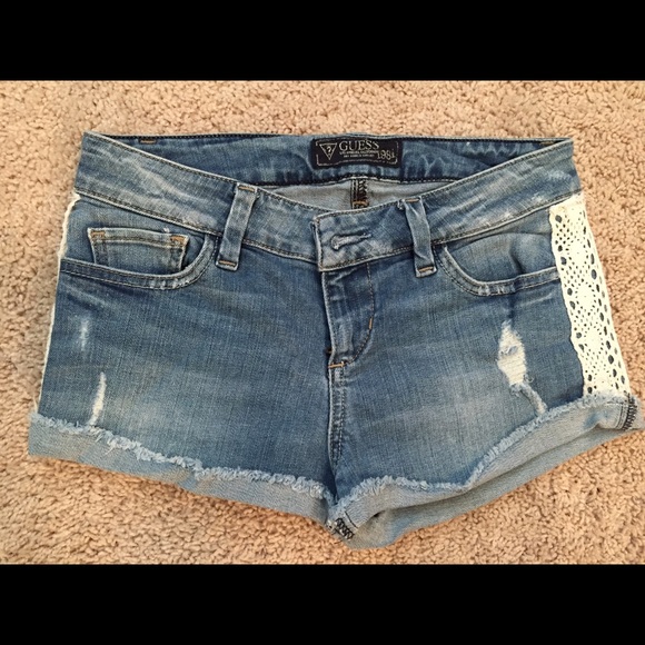Guess Pants - Guess Low Rise Jean Shorts - Size 25